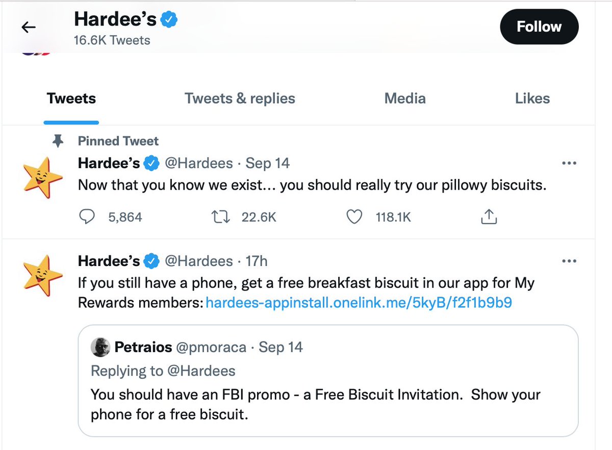 IamCLR's tweet photo. @Hardees won the internet - y'all can go home now https://t.co/JZcNtP30QR
