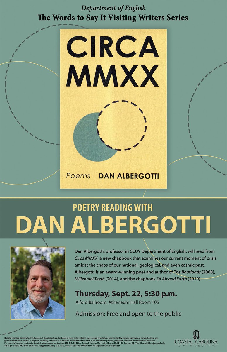 CCU Creative Writing tweet media