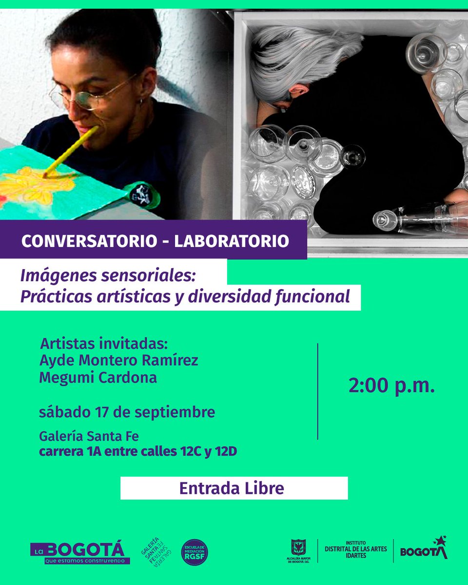 AYDEERAMIREZ's tweet photo. Los esperamos a todos en la galería Santa Fe de la ciudad de Bogotá 
#mfpaday VDMFK/Amfpa -artists &amp; friends Art by Mouth and Foot Painters - VDMFK APBP Colombia https://t.co/SUeAYVrgak