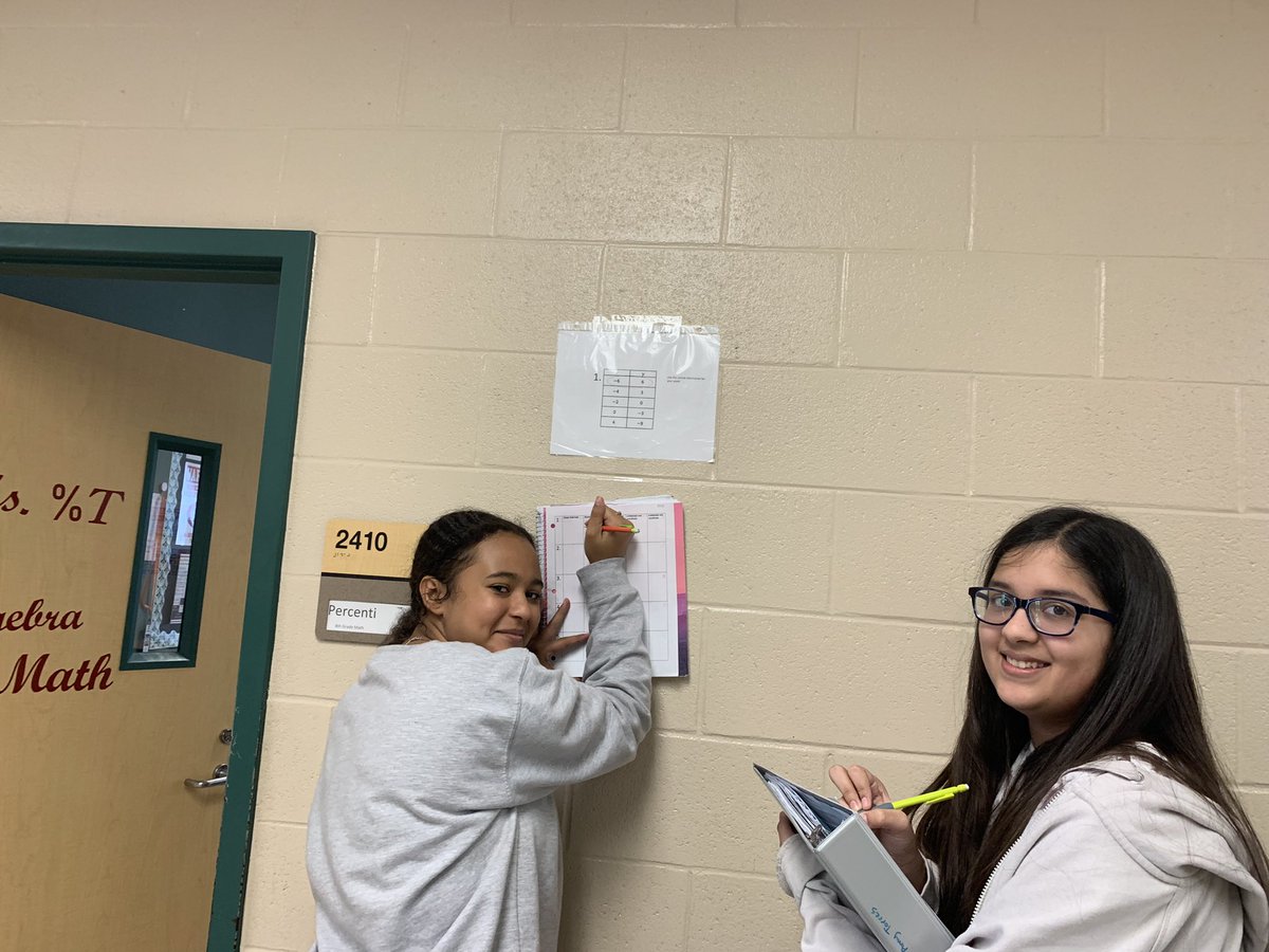RJHlonghorns's tweet photo. Equation conversions and collaboration in Algebra gallery walk!  #RJHGameon https://t.co/3pa5i5BTuF