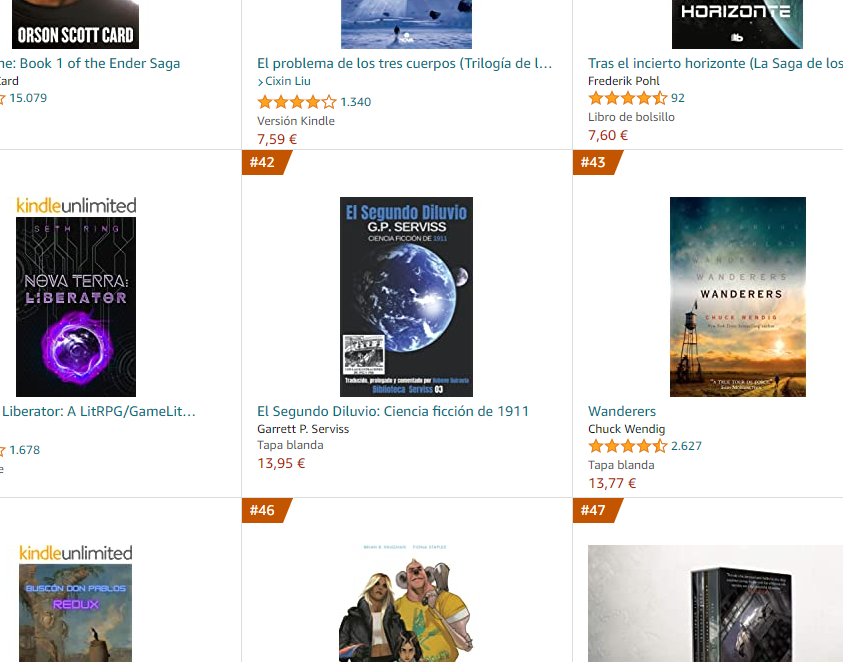 RGuirauta's tweet photo. 42º en ventas en Amazon. Nada mal.
"El Segundo Diluvio" de #Serviss #ServissDeModa
https://t.co/6NSfAENcs8 https://t.co/flTWb6xphu