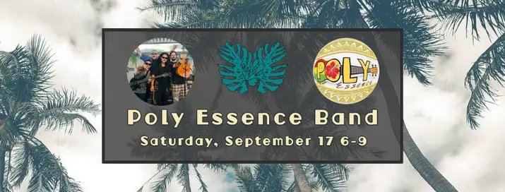 kevinlpurcell's tweet photo. Third Saturdays (9/17) from 6-9pm with Poly Essence Band at Gulfport Brewery & Eatery in Gulfport, FL. #feelgoodmusic #alohasaturday #gulfportfl https://t.co/aStYX4oWHY