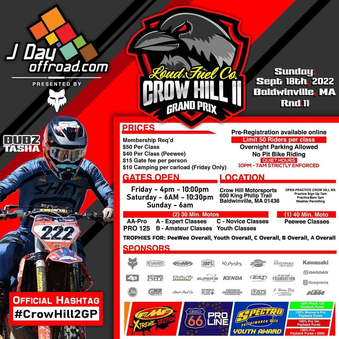 PORTERBRETON775's tweet photo. PORTER BRETON RACING #775 this weekend JDay Offroad@CrowHill. Looking forward to being back on track! Shout out to my sponsors Jeffrey Bodeau Realty, DiStefano Family Dentristy, Basal's Transmissions, BRETONRIDGE Builders and to my family, friends &amp; fans! https://t.co/XBEhRMvVSJ