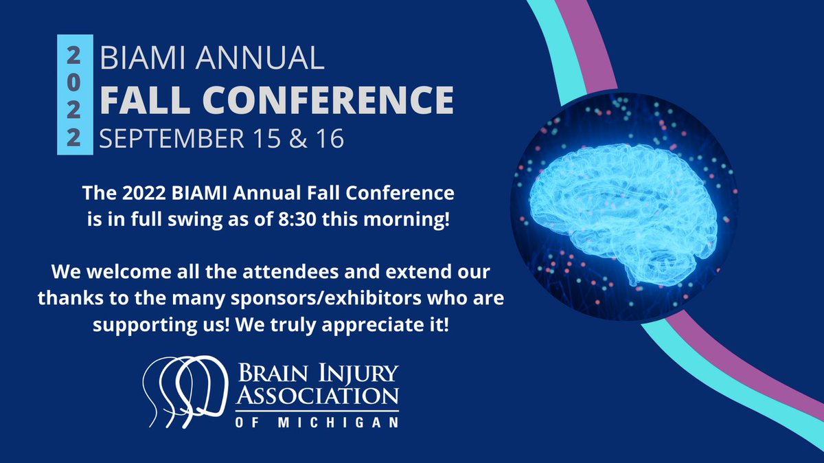 There is still time to sign up for Friday's sessions OR you can register for recorded sessions for today and/or tomorrow (the recordings will be available for viewing until 9/28). 

To sign up for the conference, please call the BIAMI office at (810) 229-5880.