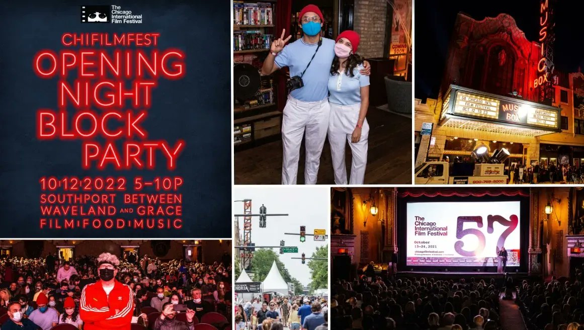 CHIRPRadio's tweet photo. On October 12th from 5-10 PM, @chifilmfest will have an Opening Night Block Party to celebrate 12 days of premiere screenings and film in Chicago. At this event, you will be able to walk the red carpet, dance to live music and DJs, and enter contests to win prizes. https://t.co/FsRUf2x5vr