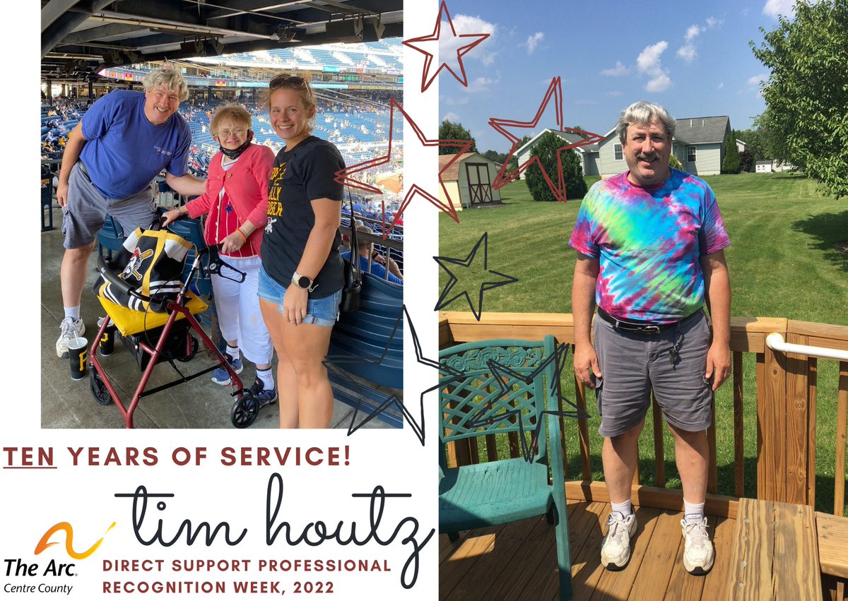 TheArcCentreCo's tweet photo. 10 years! Congratulations, Tim Houtz, on your TEN year anniversary with TAOCC! #DSPRW2022 https://t.co/9UJc0yUQXy