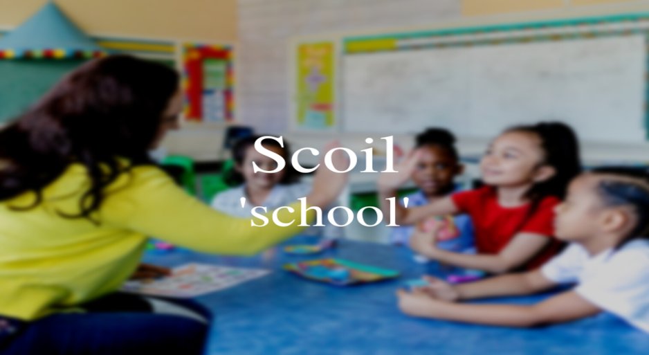 Today’s #IrishWordOfTheWeek is ‘scoil,’ which means ‘school,’ for the back to school season! #backtoschool