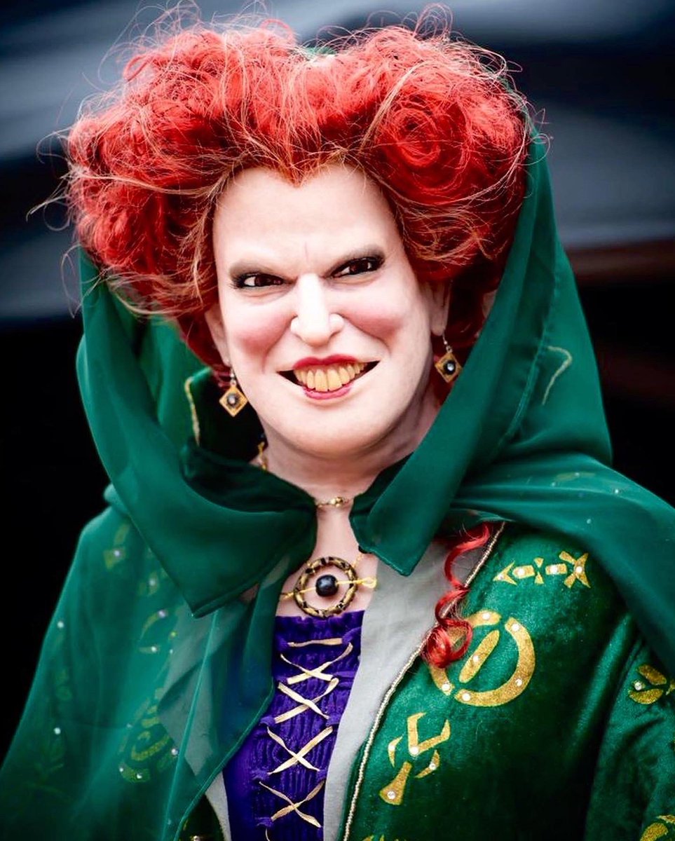 cronesbones's tweet photo. Submitting my entry for the #hocuspocus2contest ๐โโฌ ๐ฏ
My life size, flying silicone Winifred Sanderson with acrylic eyes/teeth, punched hair, replica costume and leather bound book.
@HocusPocusMovie https://t.co/4ATkhjKzqA