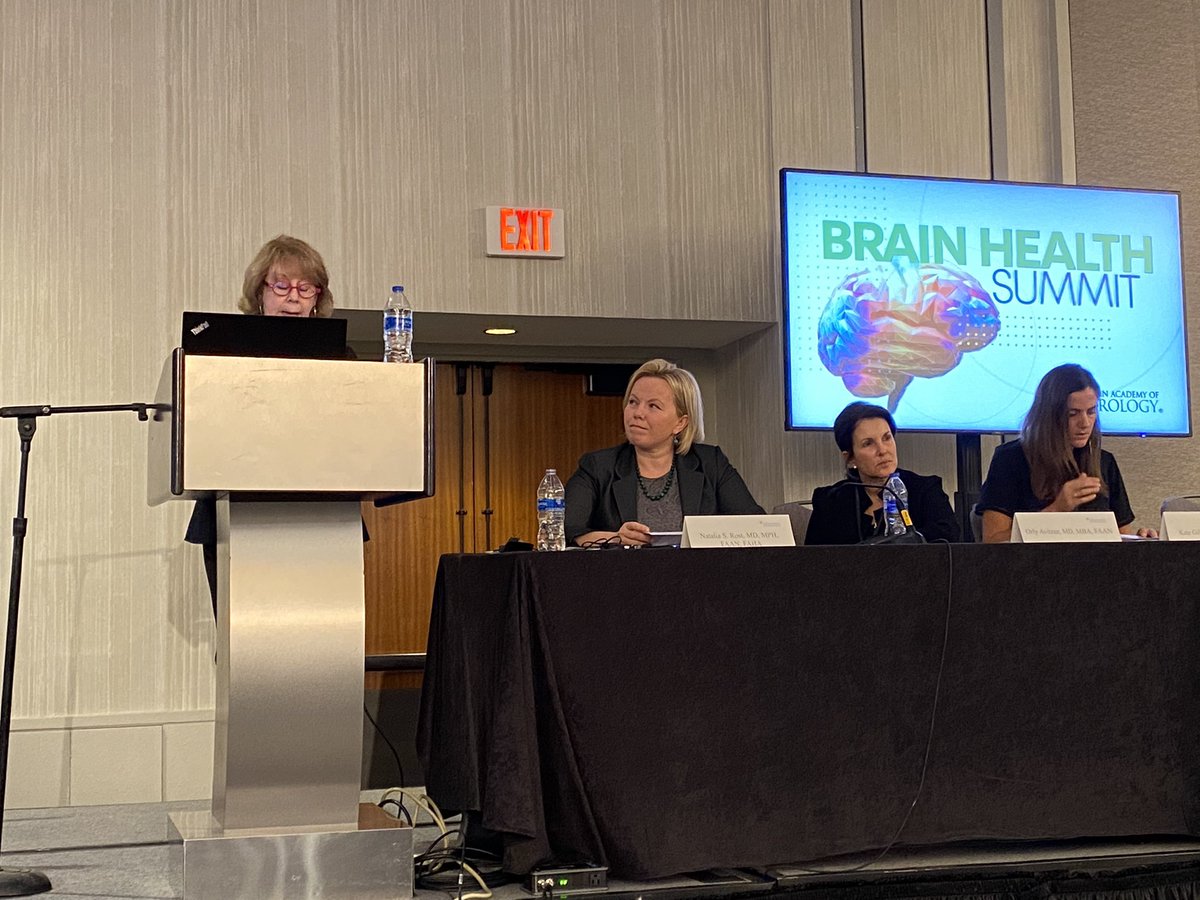 Such a pleasure to hear Molly Wagster, PhD from the NIA talk about both research strides and gaps in brain health and aging at the Inagural AAN Brain Health Summit @AANmember #BrainHealth #AANAdvocacy