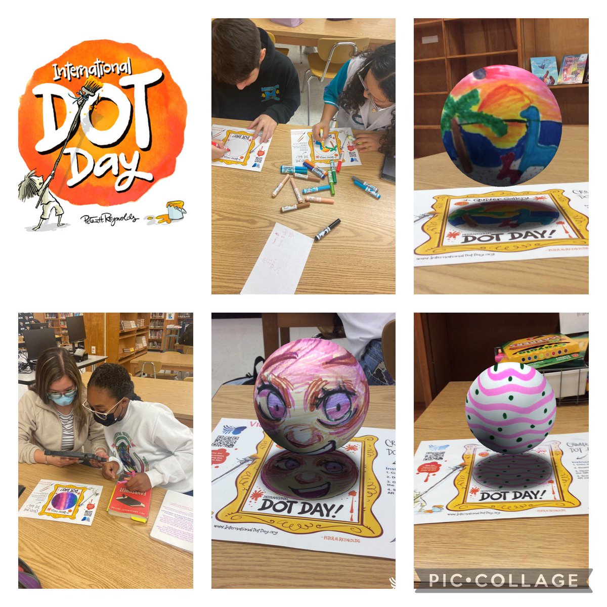 AECHSLibrary's tweet image. Dot therapy @ACHIEVE_MISD #McAllenISDLib @valeroflips @annvega @peterhreynolds @quivervision @AECHS_CTE @stuco_aechs @aechs2023 @AECHS_Students @AECHS_Pride @BelGForensics @aechsculinary