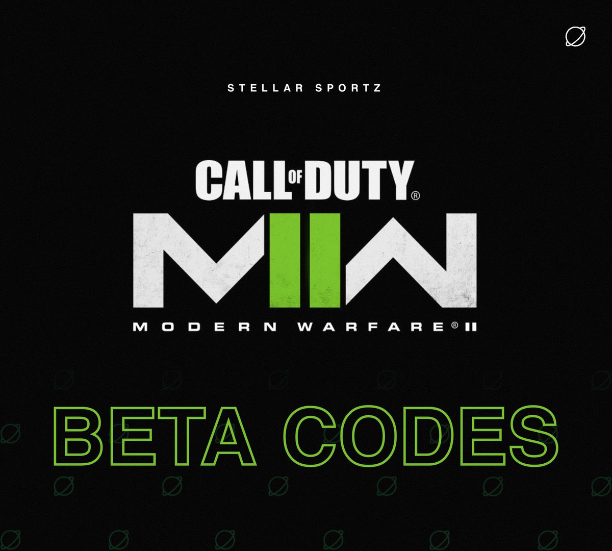StellarSportz's tweet photo. 🚨Who still needs a #modernwarfare2 beta code?

🎮 - Have a couple extra beta codes for PlayStation (PS5 &amp; PS4)

✅ - Like/RT to enter, MUST BE FOLLOWING.

‼️ - DM’s will be sent Today (Have DM’s open)

Good luck 🎉

#callofduty | #MW2 | #modernwarfare2 https://t.co/GsjEjlvXNZ