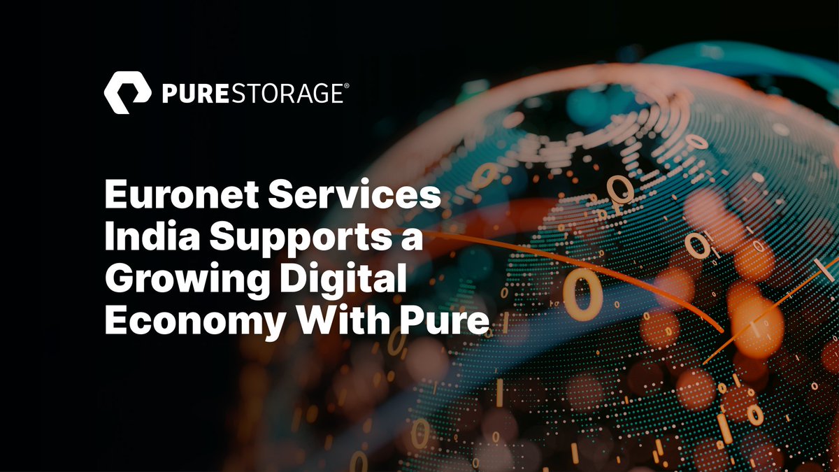 apbwork1's tweet image. When the pandemic hit India &amp;amp; lockdowns started, the digital economy boomed. By adopting Pure Storage, Euronet Services India scaled up its infrastructure to process 15 million transaction every day. Learn more: 

purestorage.com/customers/euro…
#data #DataStor…