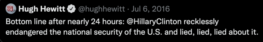 crypt0dubs's tweet photo. @hughhewitt Hypocrite much? https://t.co/6acyKITrw3