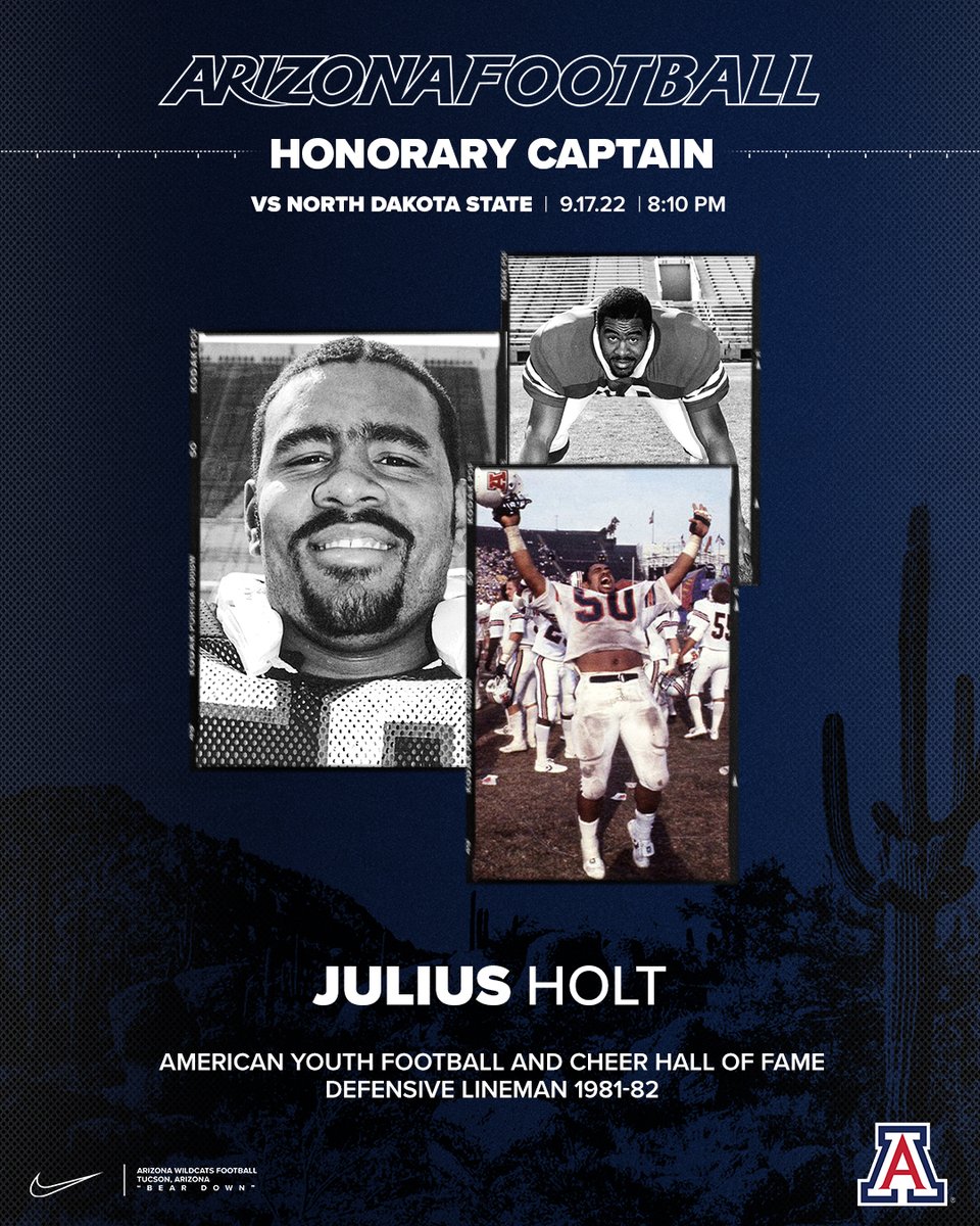 Your Honorary Captain for Saturday night's game against NDSU is Julius Holt!

#ItsPersonal | #RiseWithUs