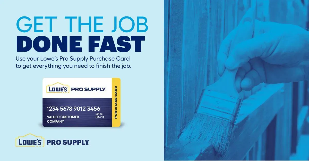 Lowe's Pro Supply tweet media