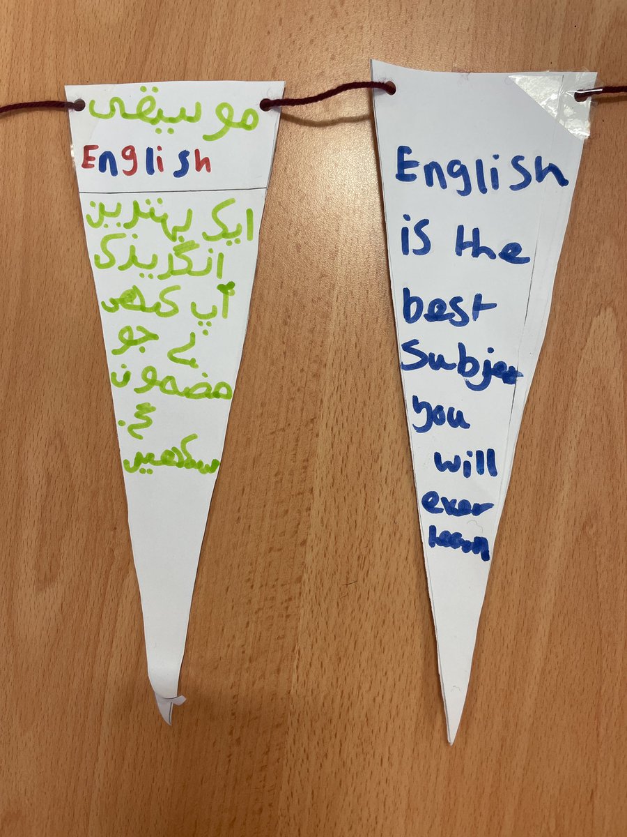 SL_THS_Spanish's tweet photo. S3 started preparing for #europeandayoflanguages by making signs for each department in the school in different languages! Here we have @MissStephenso17 class signs in French, Ukrainian, Swedish and Urdu 🇫🇷🇺🇦🇸🇪🇵🇰 @SL_TrinityHS https://t.co/qUG6ZBymUX