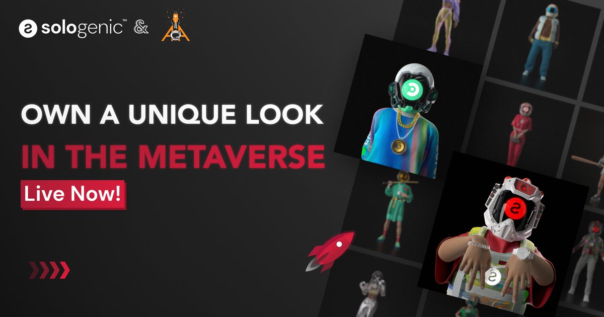 #Sologenic Originals is Live!

Be among the first ones to own a unique 3D model for all your online experiences in the #metaverse 

🚀View Collection: bit.ly/solo-originals