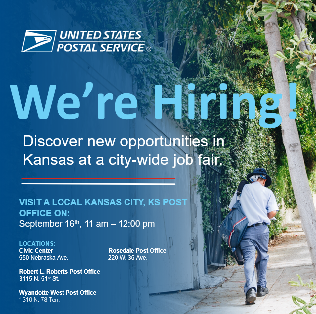 lpamanian's tweet photo. #USPSCareers #NowHiring #Jobs #jobsearch #jobhunt #jobfair #hiring #applytips #Kansas #onedayonly #usps https://t.co/Qy18GHarRo #USPSEmployee https://t.co/AbkXpDn4w4