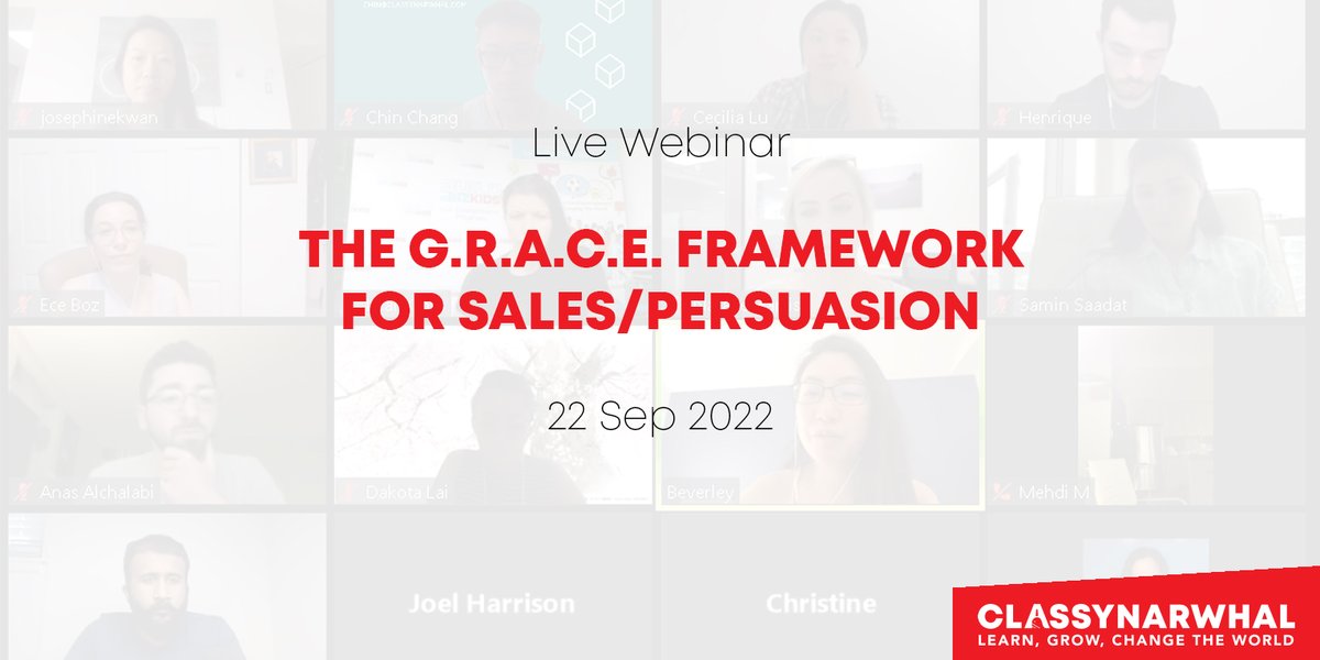 Sales shouldn't be greasy and manipulative. Join us for a session on finding an authentic style to represent your brand.

Join me on Sep 22nd for a Live Webinar + Discussion. Find the right session for you here: ow.ly/3S7h50KrIZS

#sales #persuasion #salestechnique