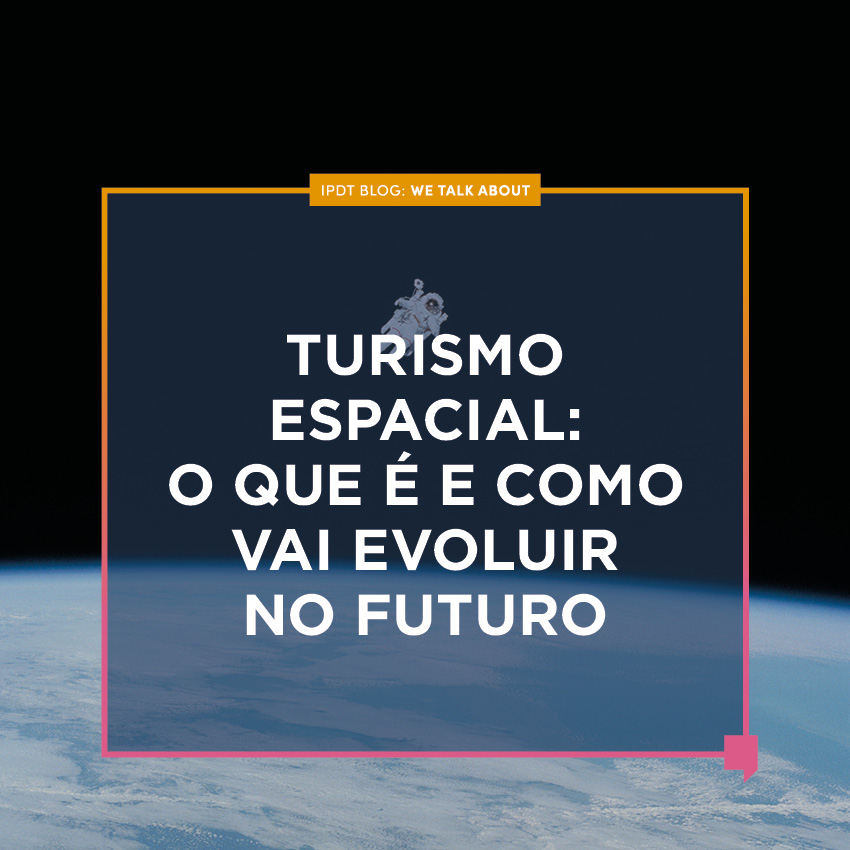 🚀O turismo espacial consiste em viagens no espaço - na atmosfera da Terra - com o propósito de lazer. 

👉🏻 Saiba mais sobre este segmento de turismo no novo artigo do blog do IPDT: rb.gy/j12wrw 

#ipdt #turismo #ipdtwetalkabout #turismoespacial