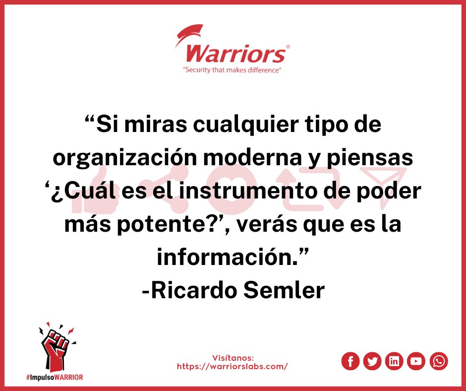 #ImpulsoWARRIOR  #hackingnews #seguridad #hackers #internet  #cybersecurity  #tecnologia #malware #phishing  #repúblicadigital #empresas  #educación #educativa  #empleo #soluciones #solutions #gestion 
Síguenos en nuestras redes sociales y en nuestro BLOG warriorsdefender.mx
