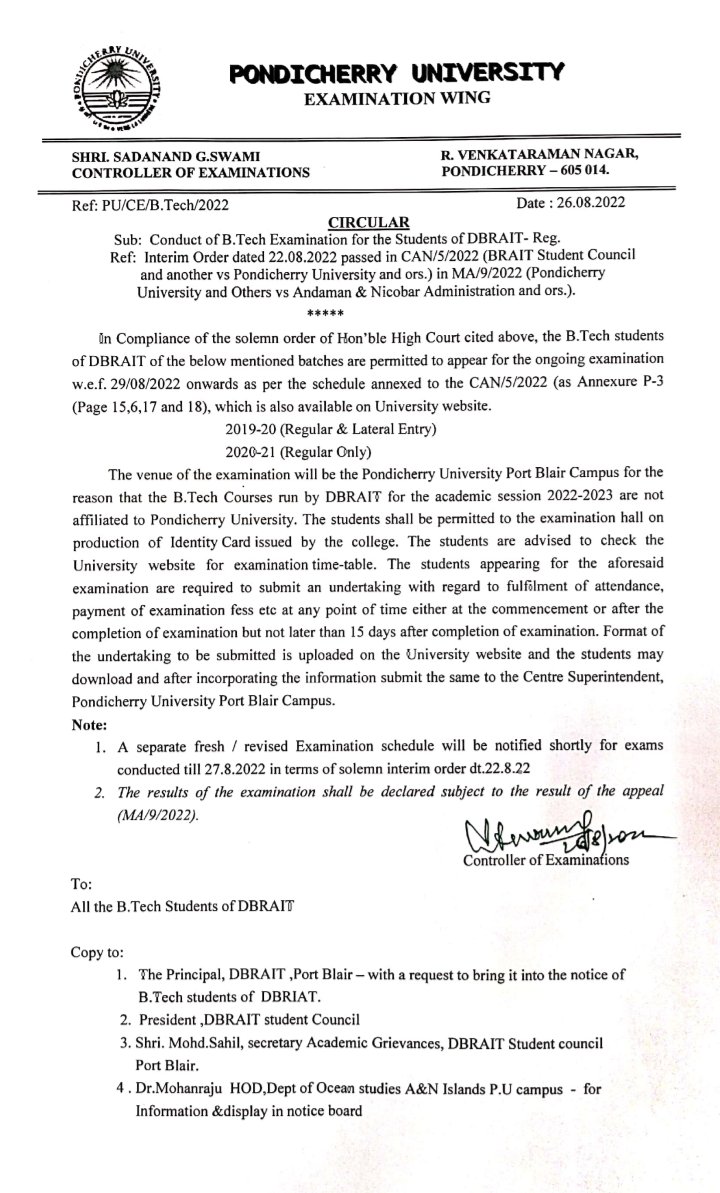 manojpauliitb89's tweet photo. I am shocked that the students/Engineers of DBRAIT, failed to understand either the outcome of the protest or its purpose.

Their Demand...
- Pondicherry university Affiliation
- Removal of Dr. Utpal Sharma
- appointment of a new principal by accepting 1 7 issues raised by PU. https://t.co/RMZ0dwEF05