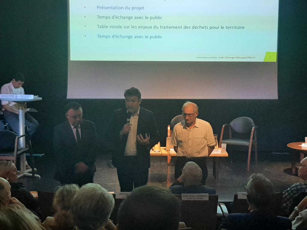 Battistiniben's tweet photo. Ouverture ce soir à #Limoges de la concertation et du débat public sur l'avenir du traitement des déchets en #Hautevienne et en #Creuse, sous l'égide de la #Cndp, la nécessité de travailler ensemble! #TransitionEcologique #valorisationdechets @LimMetropole @VilleLimoges87 https://t.co/uJmwfaIY5n