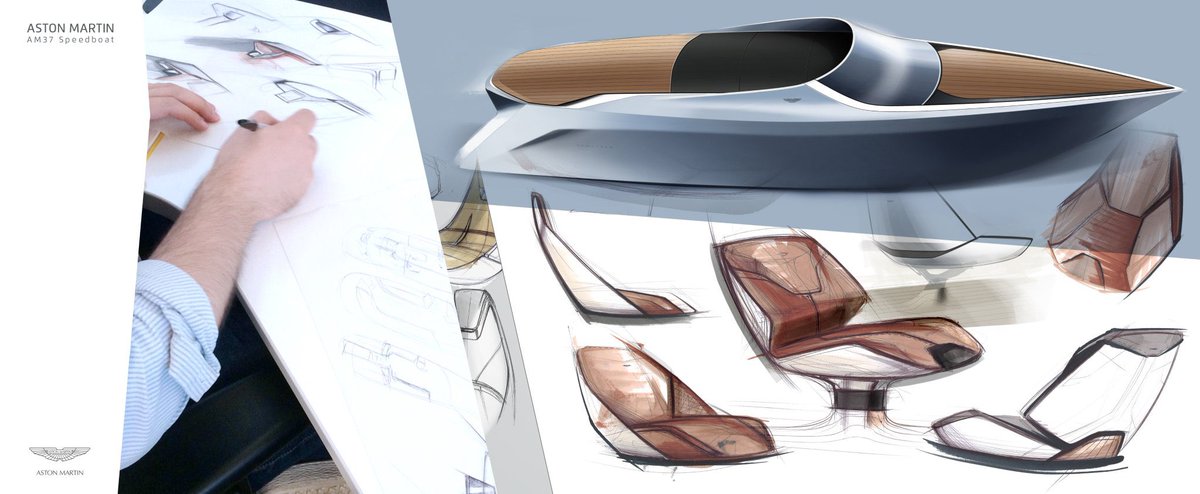 gurra_pellumb's tweet photo. gm frens ☀️☕️

For a slightly different post today, I give you the Aston Martin AM37.. The first speedboat I got to design 😍

SKETCH —> CLAY —> FINAL

#design #art #beauty #AstonMartin #yacht #craft https://t.co/Ro5LzkYs23