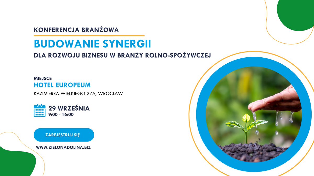 DOZEDO3's tweet photo. 👇👇👇
Konferencja branżowa „Budowanie synergii dla rozwoju biznesu w branży rolno-spożywczej”!
https://t.co/Y1Rn7EfHdH
Będzie intensywnie, inspirująco i z dużą ilością praktycznej wiedzy!
You just can’t miss it!
Zapisy do 26 września 👉 na https://t.co/mJnNvS8AcF https://t.co/9dBjteht6e