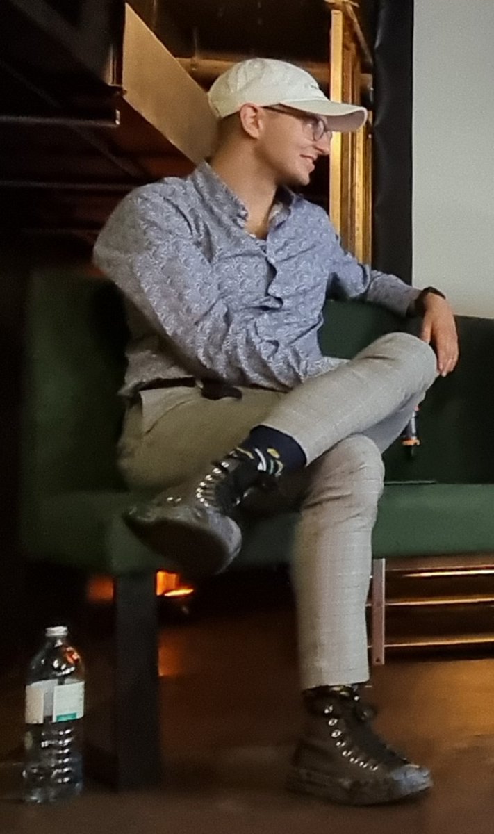 wheelsfelloff's tweet photo. @Piotr_Saczuk @EventBorderless @RebeccaAtDrops @TMPArtist @Piotr_Saczuk is not just #borderlessberlin MVP, he is my personal MVP, insurmountable mind, impeccable swag, awesome insight and boundless energy. ๐ https://t.co/b4Ccpc55eQ