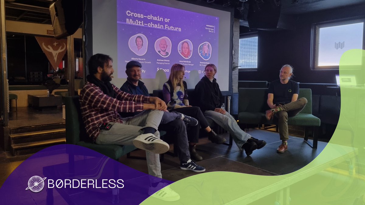 EventBorderless's tweet photo. ๐ One more ๐๐๐๐๐๐๐ panel in #BorderlessBerlin!
๐ฃ ๐๐ซ๐จ๐ฌ๐ฌ-๐๐ก๐๐ข๐ง ๐จ๐ซ ๐๐ฎ๐ฅ๐ญ๐ข-๐๐ก๐๐ข๐ง ๐
๐ฎ๐ญ๐ฎ๐ซ๐
๐ฃ๏ธ Alberto Navarro
๐ฃ๏ธ @mopsko
๐ฃ๏ธ @annmehr
๐ฃ๏ธ @susevans https://t.co/WOeL0dg7MG
