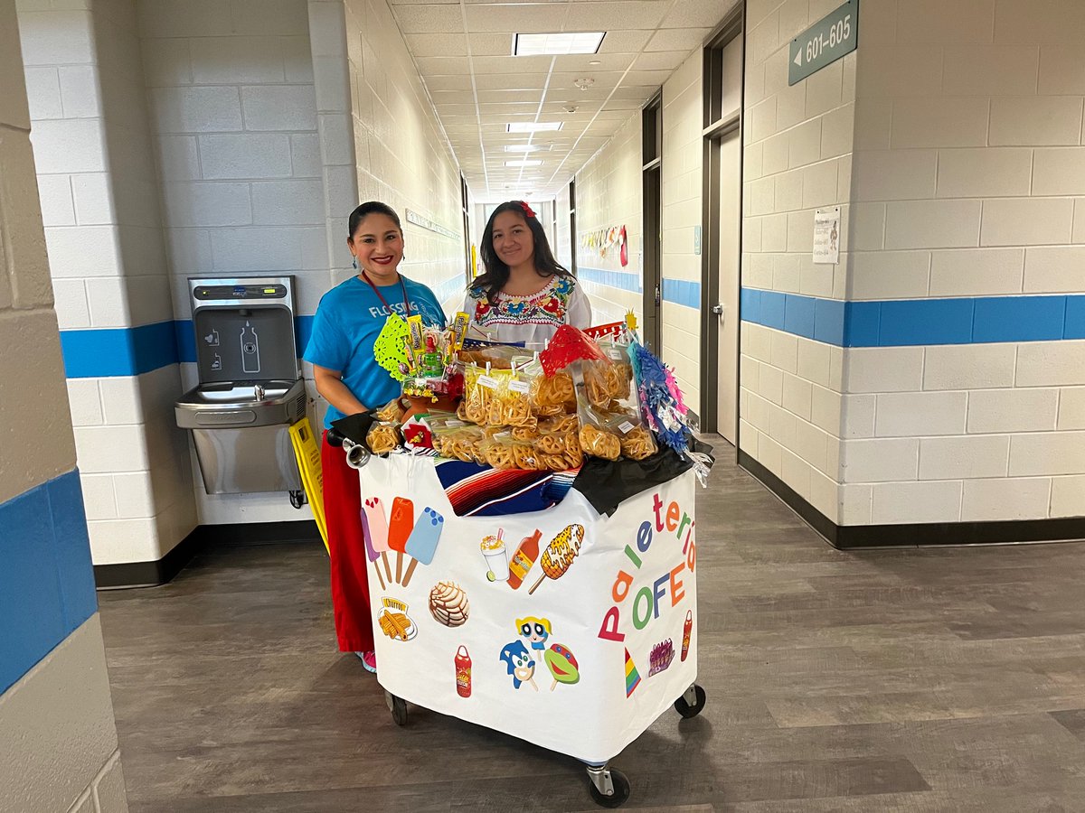 Celebrating Hispanic Heritage  month with a carrito full of treats 
<a href="/HumbleISD/">Humble ISD</a> <a href="/HumbleISD_OFE/">Oak Forest Elementary</a>