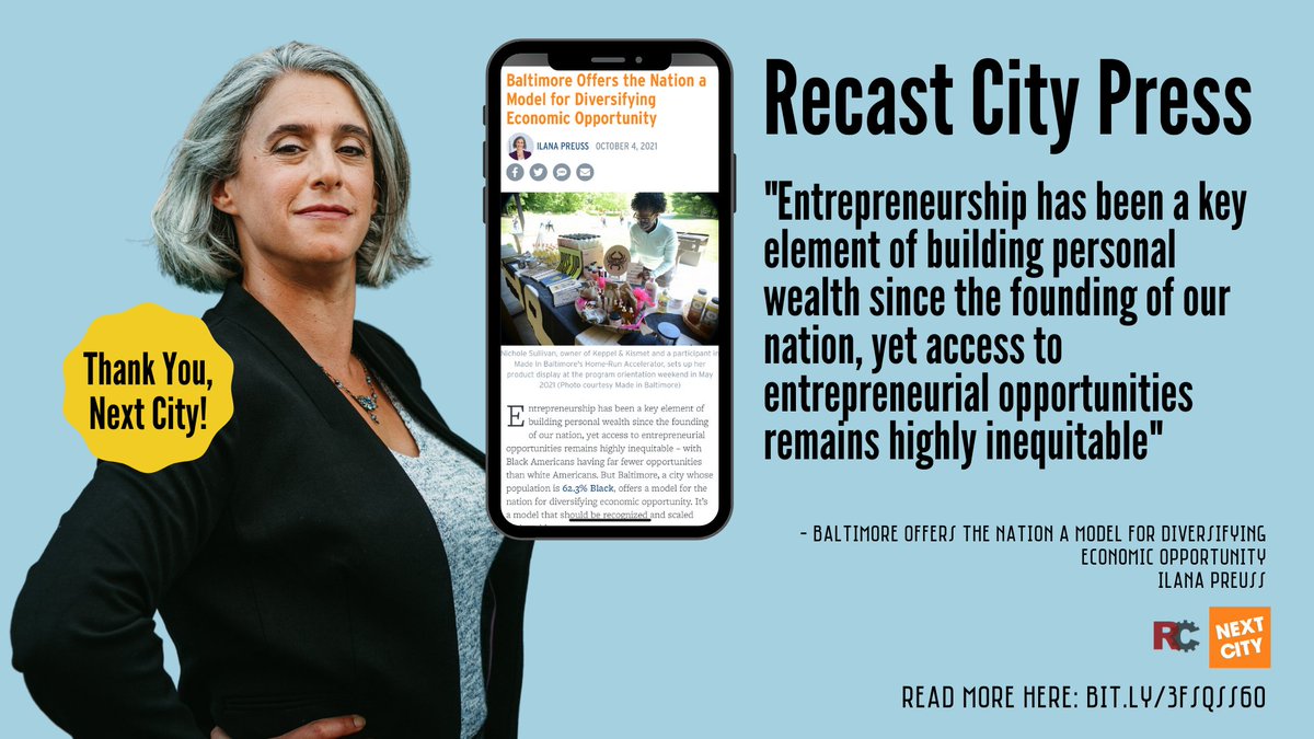 ilanapreuss's tweet photo. ๐ #CharmCity is full of dynamic product-based businesses. My op-ed from @nextcity identifies the elements of #Baltimore's winning community development model. #SmallScaleManufacturing #Manufacturing #Nextcity
Read it here: https://t.co/9e019abJlA https://t.co/Yzl7CMsEZj