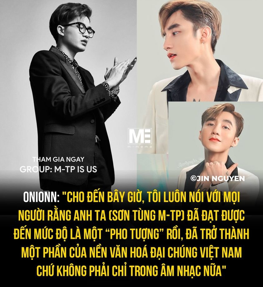 sontung_mmeme's tweet photo. THE LEGEND OF SON TONG M-TP 🥺🇻🇳!!!?
"10 years later or 20 years after people talk about Vietnamese music in this period, they will definitely have to mention Son Tung M-TP" Producer Onionn added 😌😌😌!!!
#sontungmtp #mtpisus #mMeme https://t.co/rqHwYbXqpH