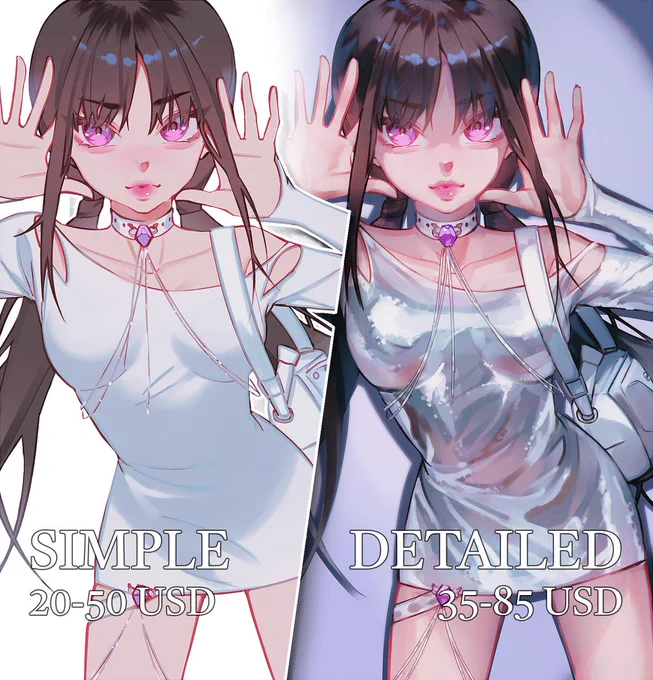 hello! i will be opening my commissions again and 5 slots will be available. payment via stripe and ko-fi :)for more info, please visit →  you are interested or have any questions, dm me!also rts are so appreciated #commissions #commissionsopen 