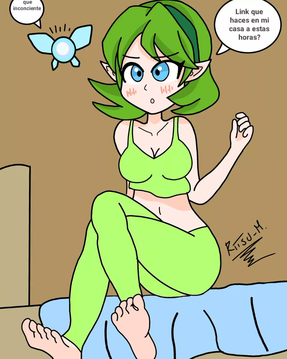 RitsuMau98's tweet photo. Esta ves les traigo un Fanart de #saria de #zeldaocarinaoftime el personaje es súper adorable a inicio la puse en pijama un poco confundida tras una visita inesperada de link
#zelda #zeldafanart #zeldabreathofthewild #zeldafanarts #zeldamemes #zeldafeet #feet #animeart #animeedit https://t.co/TybiqMhpwo