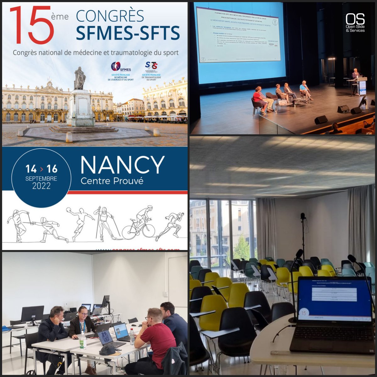 OpenSlide's tweet photo. Quand ton client te fait confiance pour la gestion des présentations et les webcasts de son congrès annuel depuis 2014 🤩🤩
Merci @Société Française de Médecine de l'Exercice et du Sport @Société Française de Traumatologie du Sport et Merci @eventime
#eventtech #teamOSS https://t.co/AcFaDNC0go