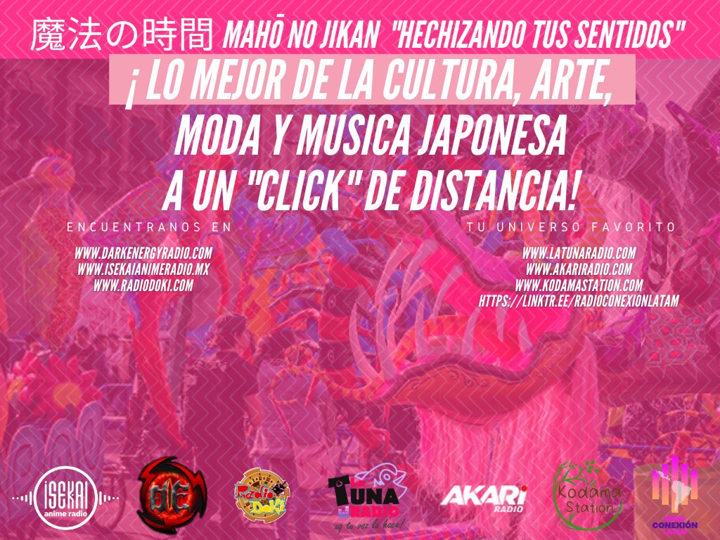 AudreyFujiko's tweet photo. ¿Te perdiste de nuestro hechizo 魔法の時間  Mahō no Jikan [Bigotitos Maxicos Mexicanos] Especial de Alebrijes?

¡Pues la ventaja de vivir entre dimensiones es que justo vamos a empezar!

¡Ven a festejar y celebrar la magia de México al estilo de sua brujitas favoritas!

Sintoniza https://t.co/FGjSeVXbBp