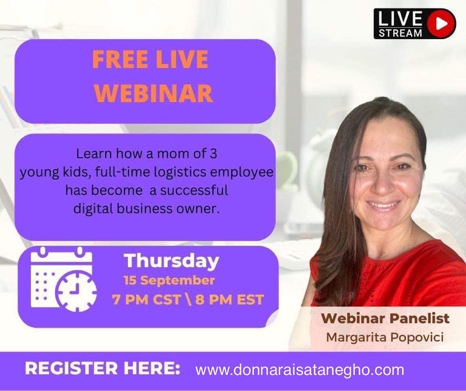 raisa_donna's tweet photo. It’s not about having a lot of money, it’s about knowing how to manage it! 

Join our free workshop tonight to learn how to multiply your income in many folds using a proven online system. Earn anywhere and decide when to work. Register to get your spot: https://t.co/WqZH0eRT0g https://t.co/qICpSnNPLO