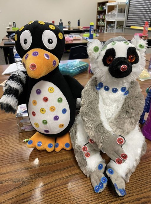 Jiji has inspired Lexi the Mueller Lemur to participate in Dot day too. Thank you Mrs. Long for lending them a helping hand. @JamieShortLong @MuellerKISD @STMath @LexiaLearning @KleinISDMath @KISD_PL @KleinISD @AshleySouza17 @lacyp23 @angelahaacke