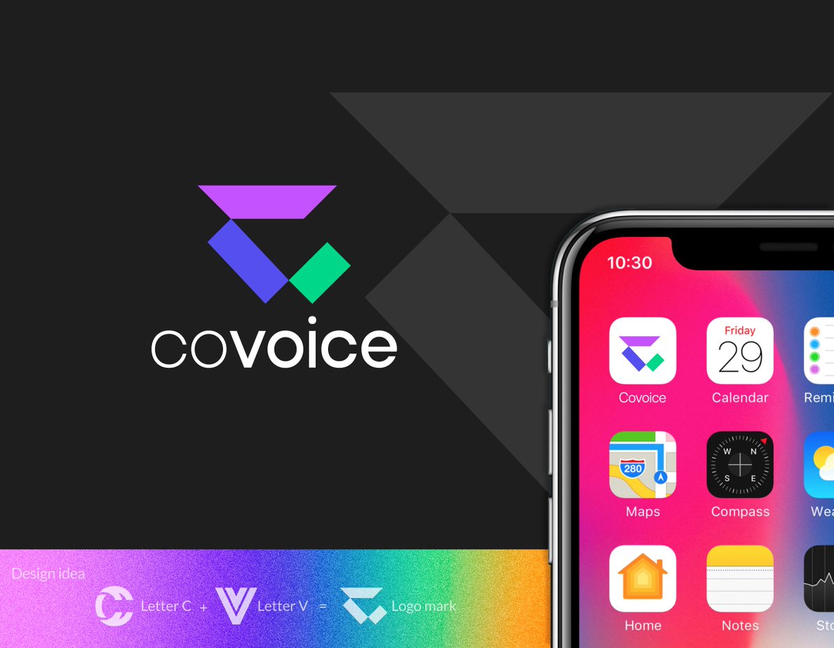 Logo design concept for covoice.

Need Premium Logo / Branding?

DM me or contact via :
📧 khairul.kreative@gmail.com
WhatsApp: +8801688557538

#logodesigner #logodesign #branding #brandidentity #sass #software #newtechnology #techblogger #techies #techgadgets #datascience