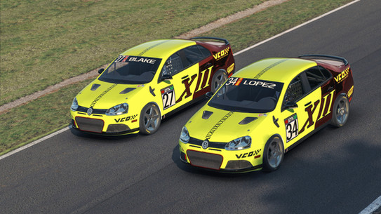 And finally, our 12th team. Team Twelve. This team will be no slouch. With the 8K iRating of Lopez, Jetta Cup race winner Blake combined with the unknown of newcomer Eskew. We could see fireworks

Aday Coba Lopez
Dan Blake
Rod Eskew

<a href="/vcoesports/">VCO 🕹🏎</a> <a href="/GTOmegaRacing/">GT Omega</a> 
#iracing #jettacup