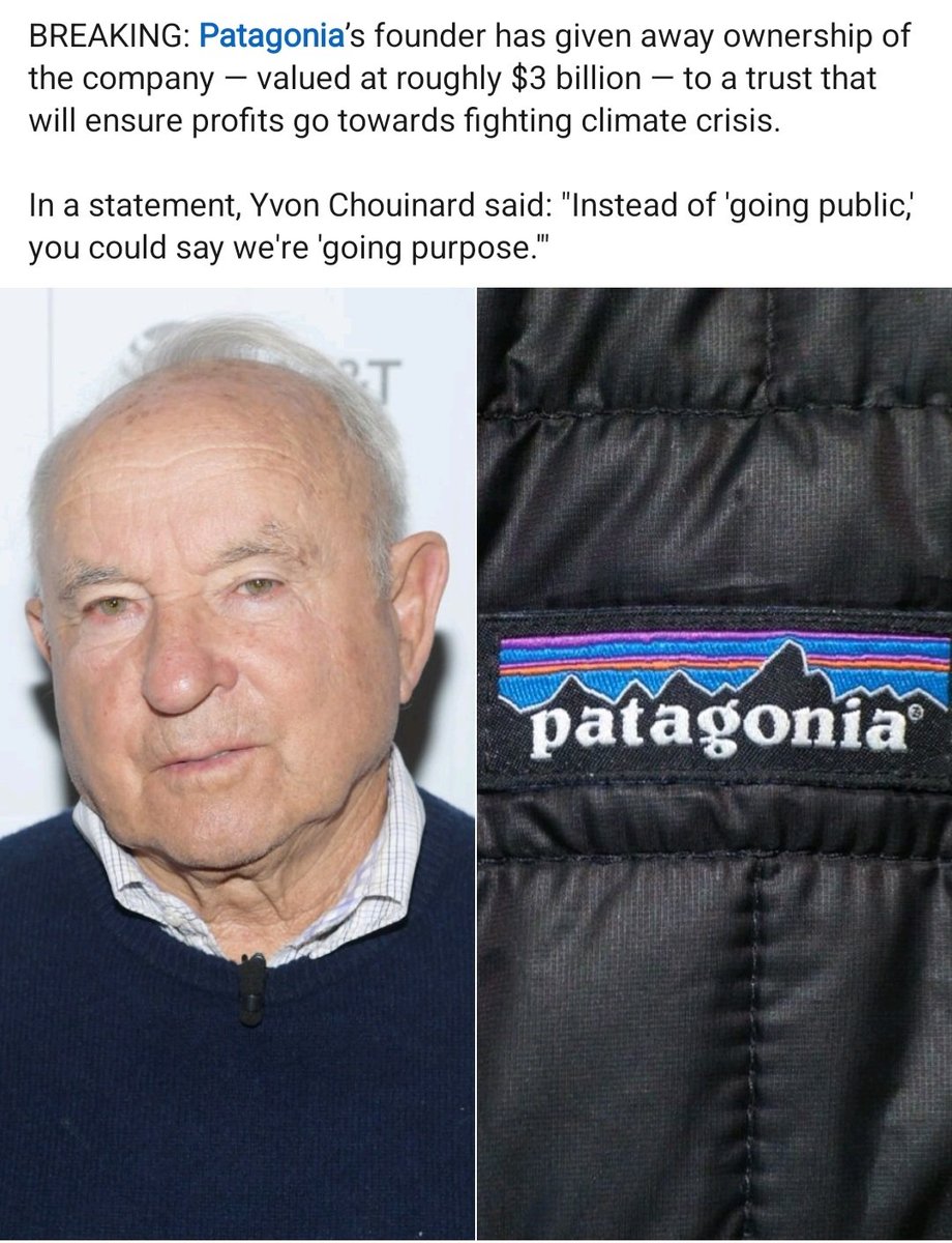 Massive respect for #Patagonia