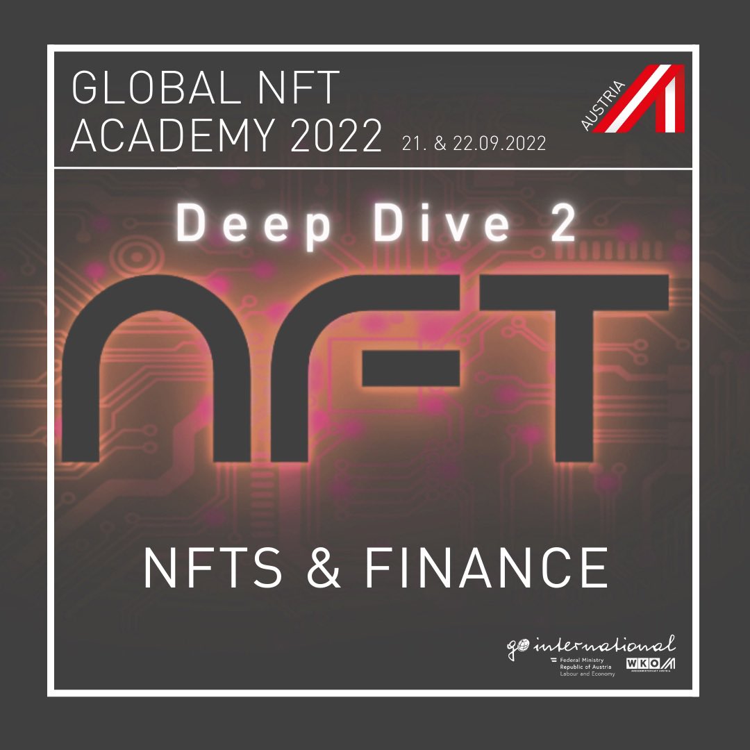 #NFTs as the next big thing for the #FinTech sector? What are the opportunities &amp; challenges? This and more will be discussed during our online Deep Dive session about “NFTs in #Finance” on Sept. 22. Interested to hear the outcome? Find out more here: lnkd.in/dgZJ9X_3