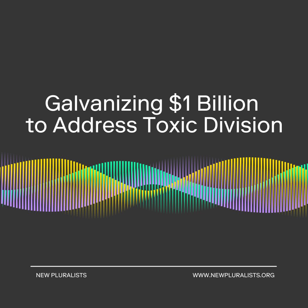 *Breaking Now* 

We are proud to share that at today's #UnitedWeStandSummit at <a href="/WhiteHouse/">The White House</a>, we announced a new initiative that works with philanthropists, private charities, community foundations, and other funders to galvanize $1 billion to pluralism.
 
(1 of 2)