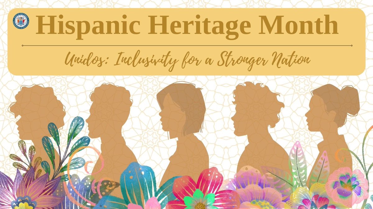 NewJerseyDOE's tweet photo. Today marks the beginning of #HispanicHeritageMonth! Follow along with us all month long as we highlight and commemorate the rich history and achievements of Hispanic communities! This year’s theme is “Unidos: Inclusivity for a Stronger Nation.”🎉 https://t.co/YvtA5rUHJK