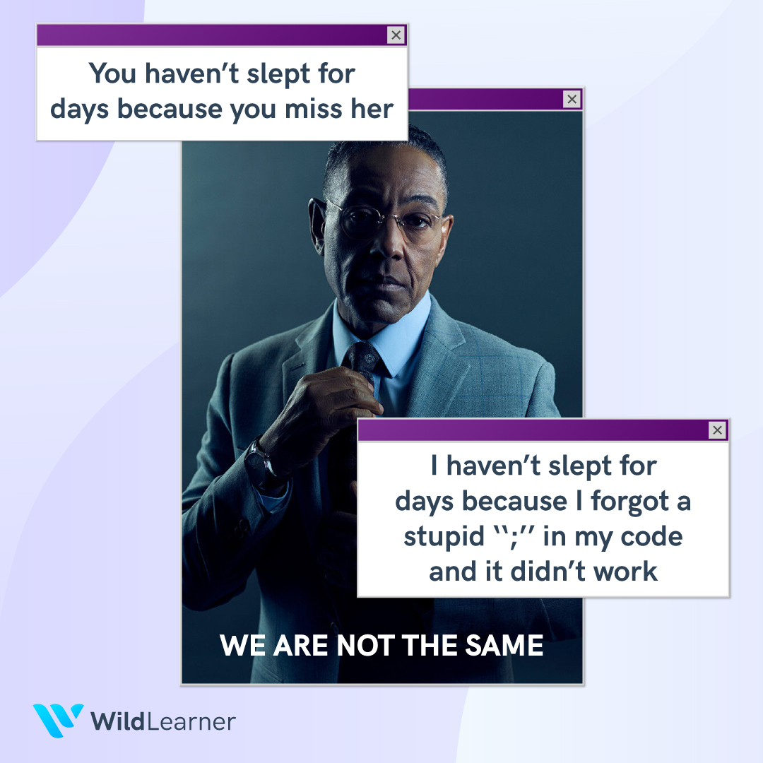 skillhubai's tweet image. There is always that one friend in the group...
Tag them below!
#programminglife #developers #developersoftware #WildLearner
