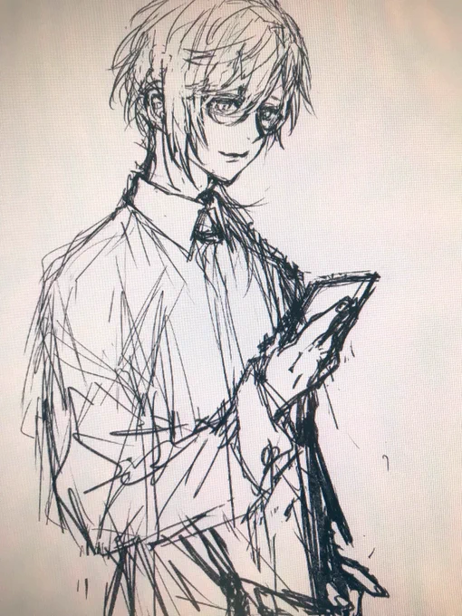 昔のデータ整理してたらだいぶ前に描いた落書きが出てきた 