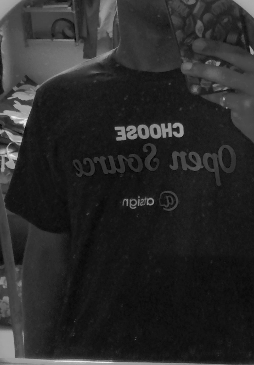shewagn_'s tweet photo. Just received an amazing t-shirt from @atsigncompany
which I won😉 during the https://t.co/vsf6KgtjSW event in our college

Thank you @atsigncompany for the swag and thank you @dsc_acpce for the event and collaboration

shout out to @iLogoCustoms https://t.co/THL5BNSSlJ
