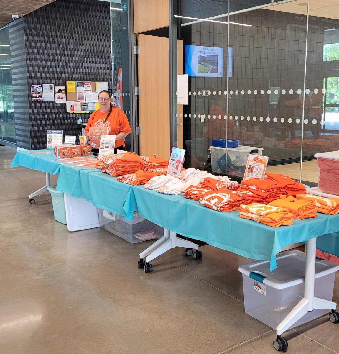 Didn't get an #OrangeShirt yet? Atlohsa Gifts is popping up today at East Lions Community Centre! Come see us today or tomorrow, September 16 from 9am to 5pm.#AwarenessInspiresAction #EveryChildMatters #OrangeShirtDay #LdnOnt